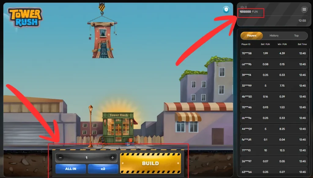 Mode Demo Tower Rush